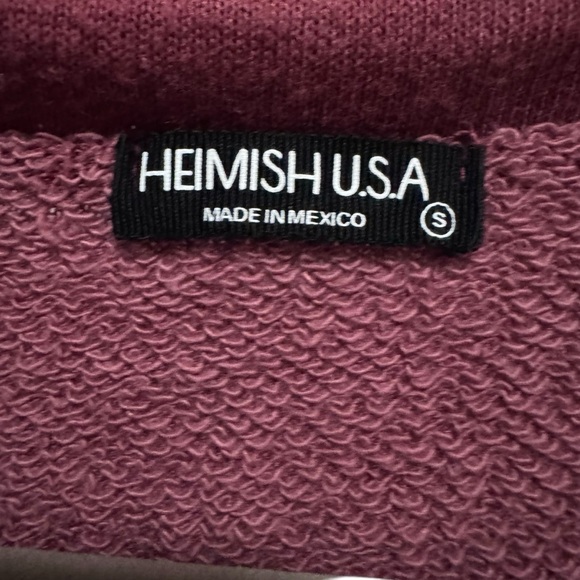 Heimish USA - casual long sleeve top - v neck - size S - Picture 4 of 7